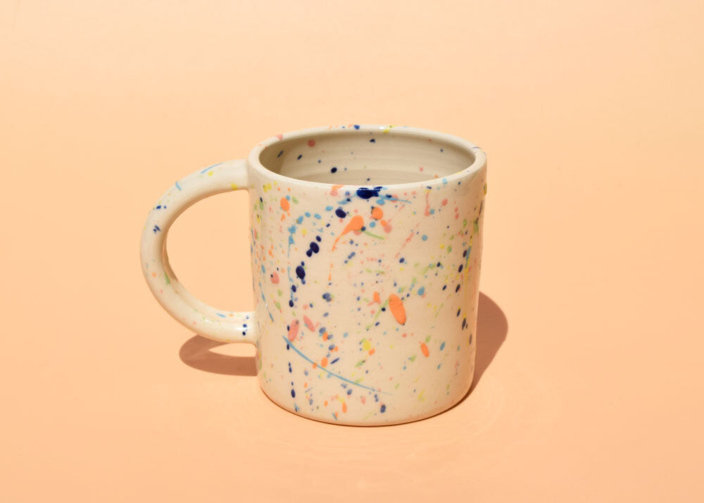 Splatter Ceramic Mugs
