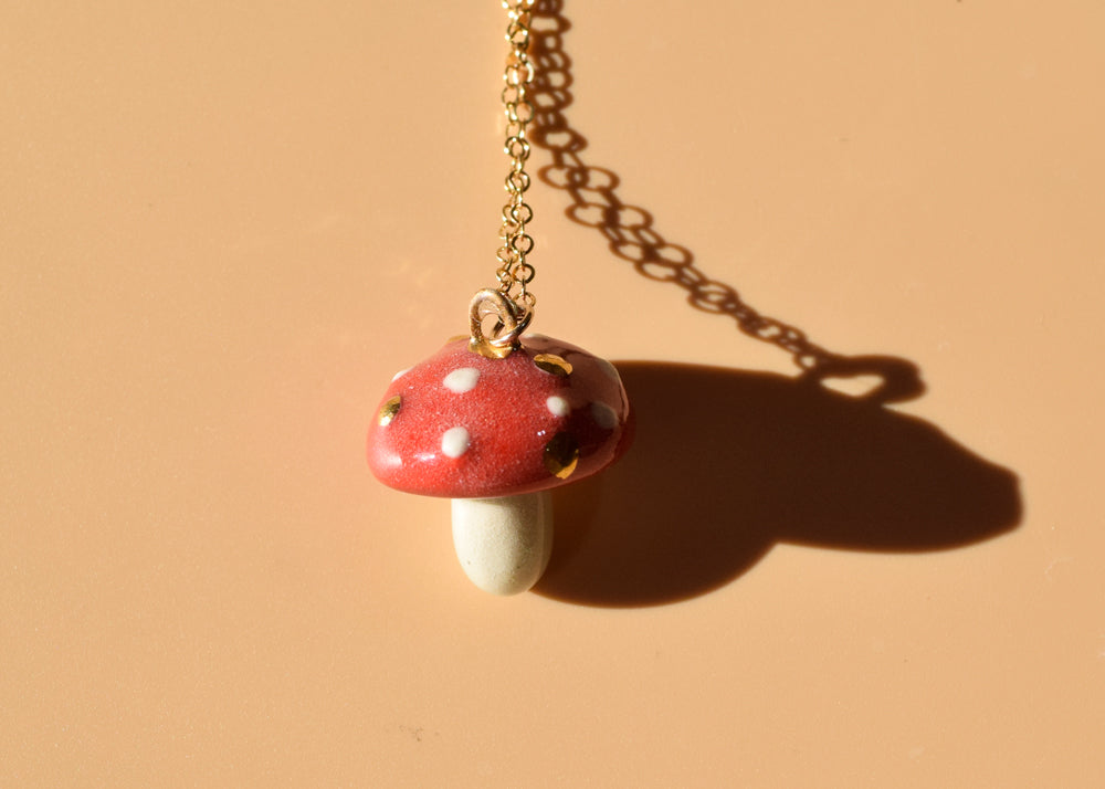 Mushroom Necklace